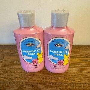 NEW Bath & Body Works x PEEPS Peepin' It Real Body Wash Set NWT
